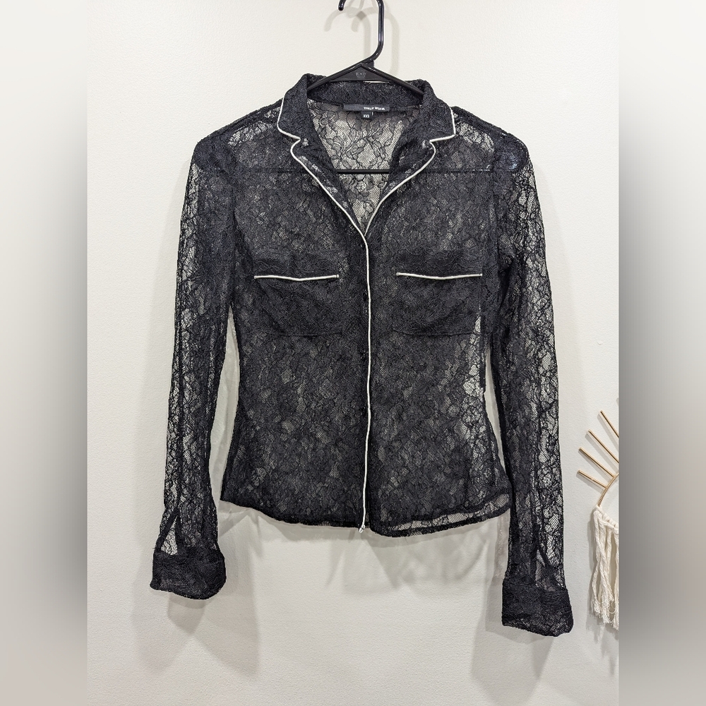 Tally Weijl Elegant Black Lace Top